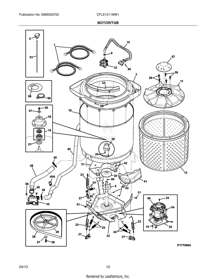 Electrolux Major Appliances Belt,poly V 137051400
