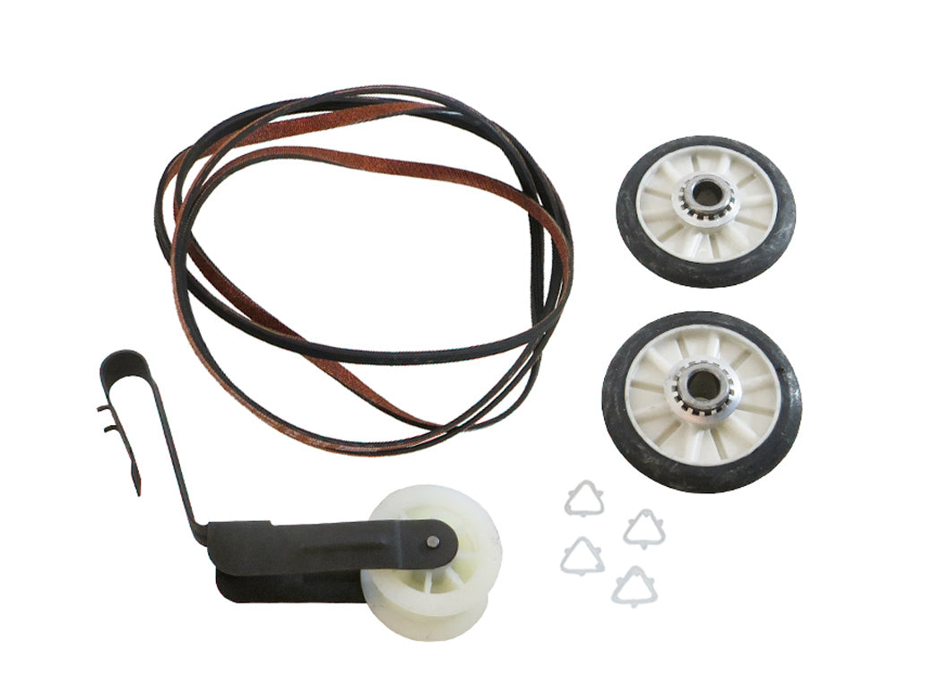 Whirlpool 4392068 (24") Dryer Roller, Pulley & Belt Repair Kit - Image 1