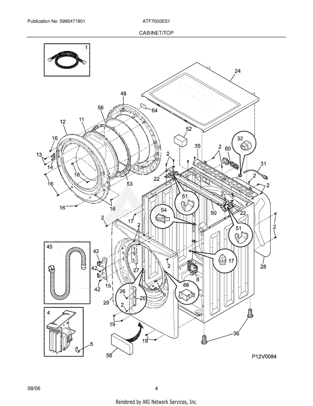 Electrolux Major Appliances HOSE INLET (2) 5303912532 - Image 1