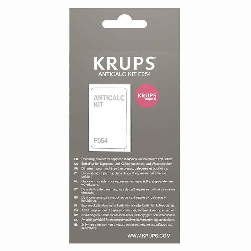 KRUPS F054 DESCALING POWDER FOR KETTLES COFFEE AND ESPRESSO MAKERS FULLY AUTO - Image 1