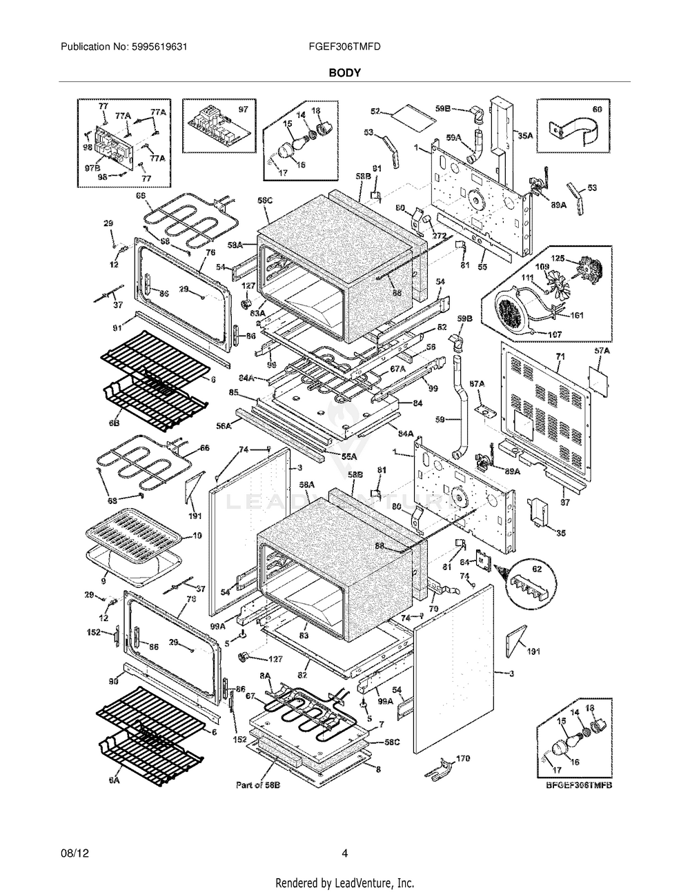 Frigidaire 05 - BODY 318641100 - Image 1