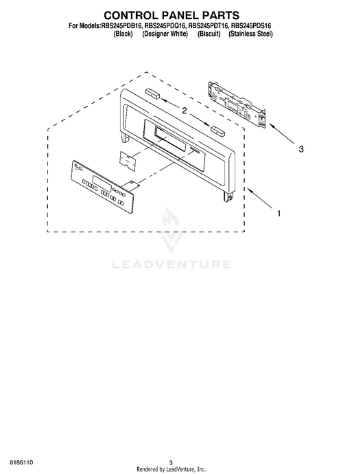 MayTag CNTRL-ELEC WP8302994