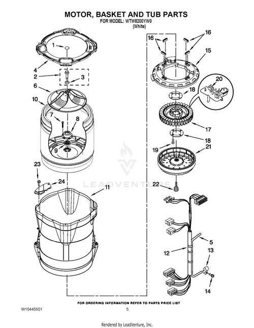 MayTag STATOR WPW10419333 - Image 1