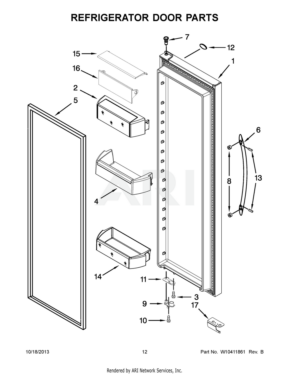 MayTag HANDLE WPW10670421 - Image 1